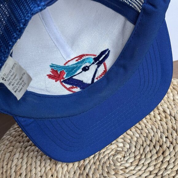 Vintage Ted Fletcher MLB Toronto Blue Jays Baseball Snapback Cap Hat Trucker - Picture 6 of 6